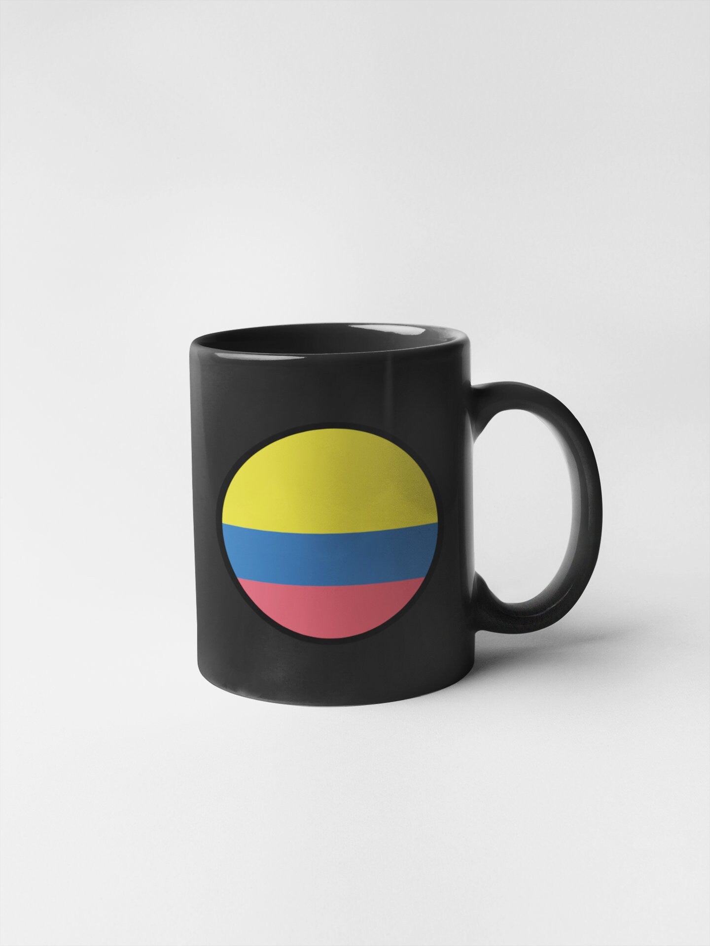 Colombia Flag Circle Sticker Decal