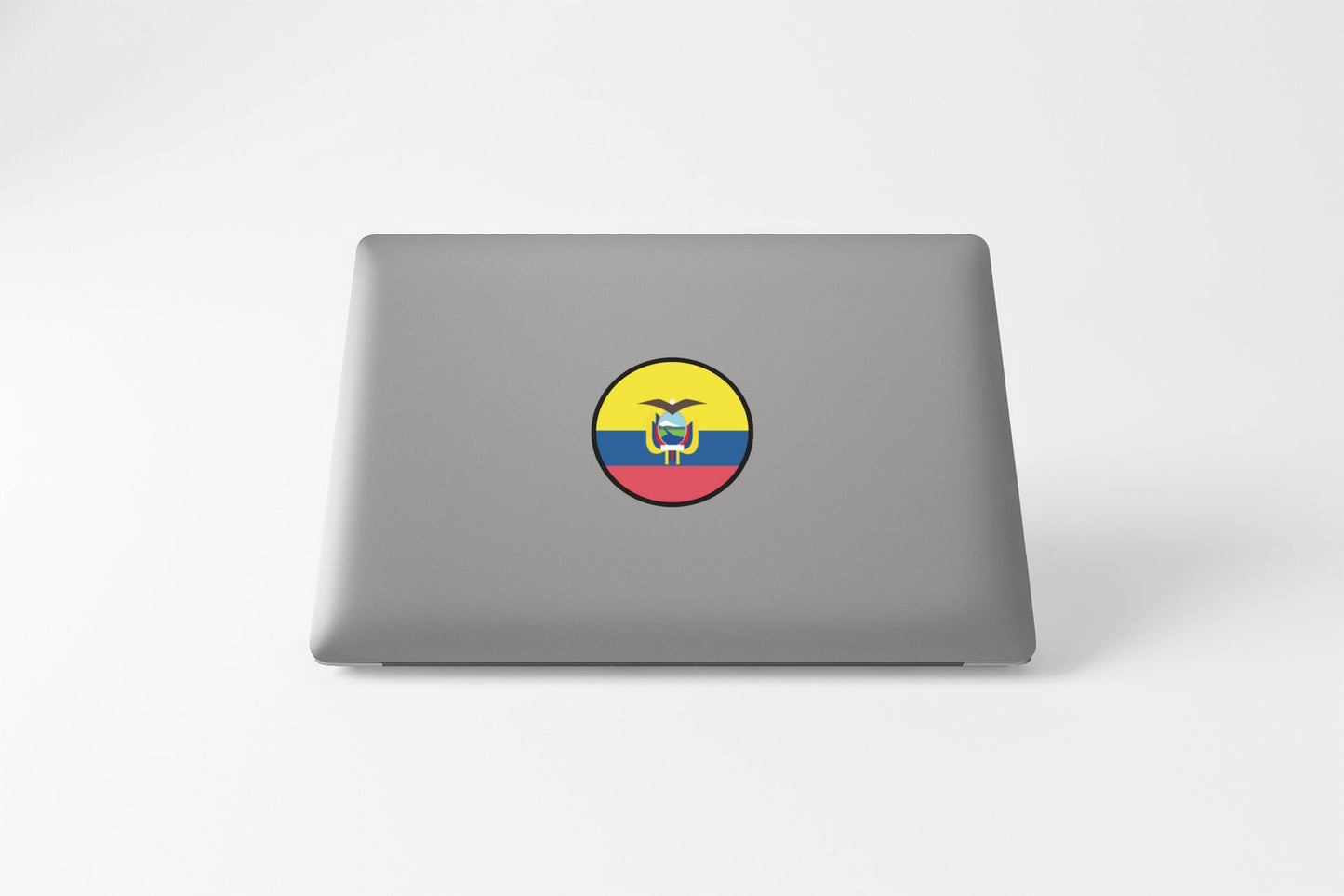Ecuador Flag Circle Sticker Decal