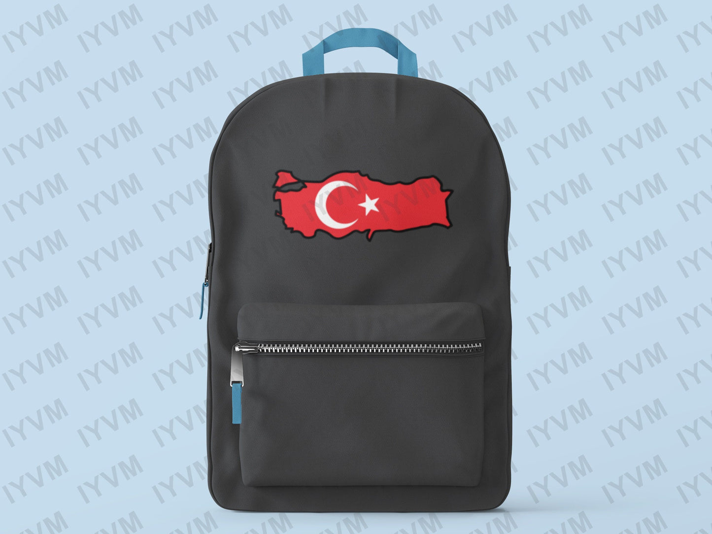 Turkey Map Iron On Heat Transfer Vinyl HTV / Republic of Turkey / Türkiye Cumhuriyeti / Ankara / Turkish /