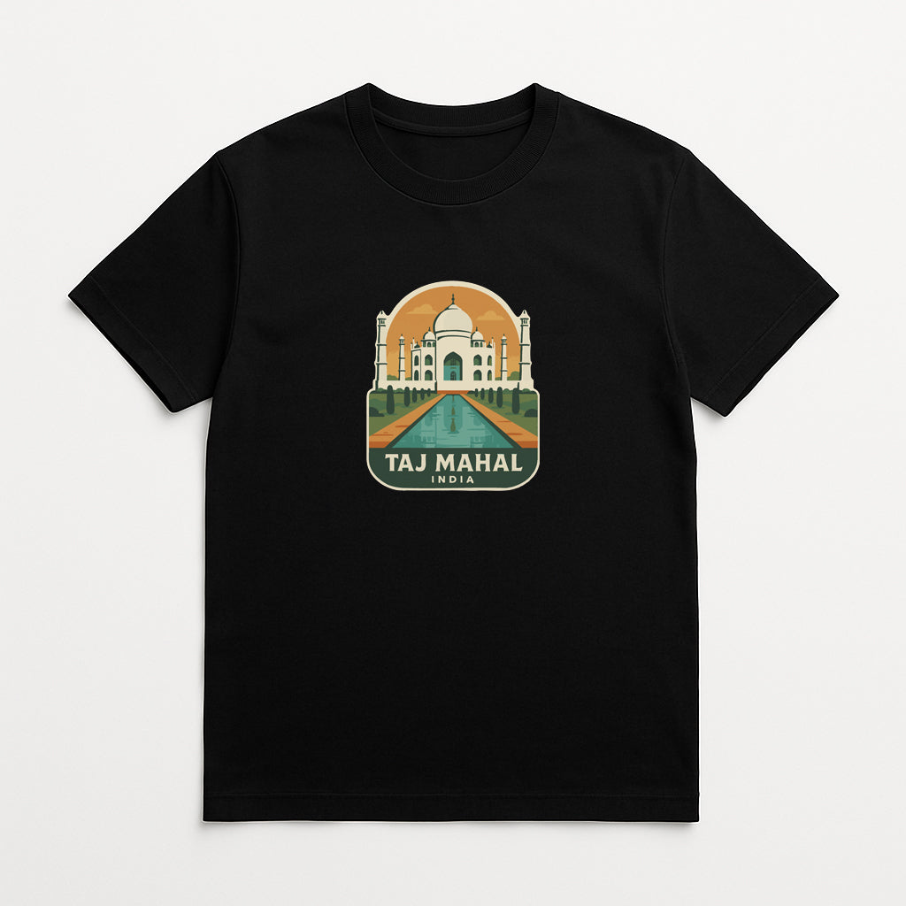 Taj Mahal India Iron On Heat Transfer Vinyl HTV Die-Cut Symbolic Landmark Design