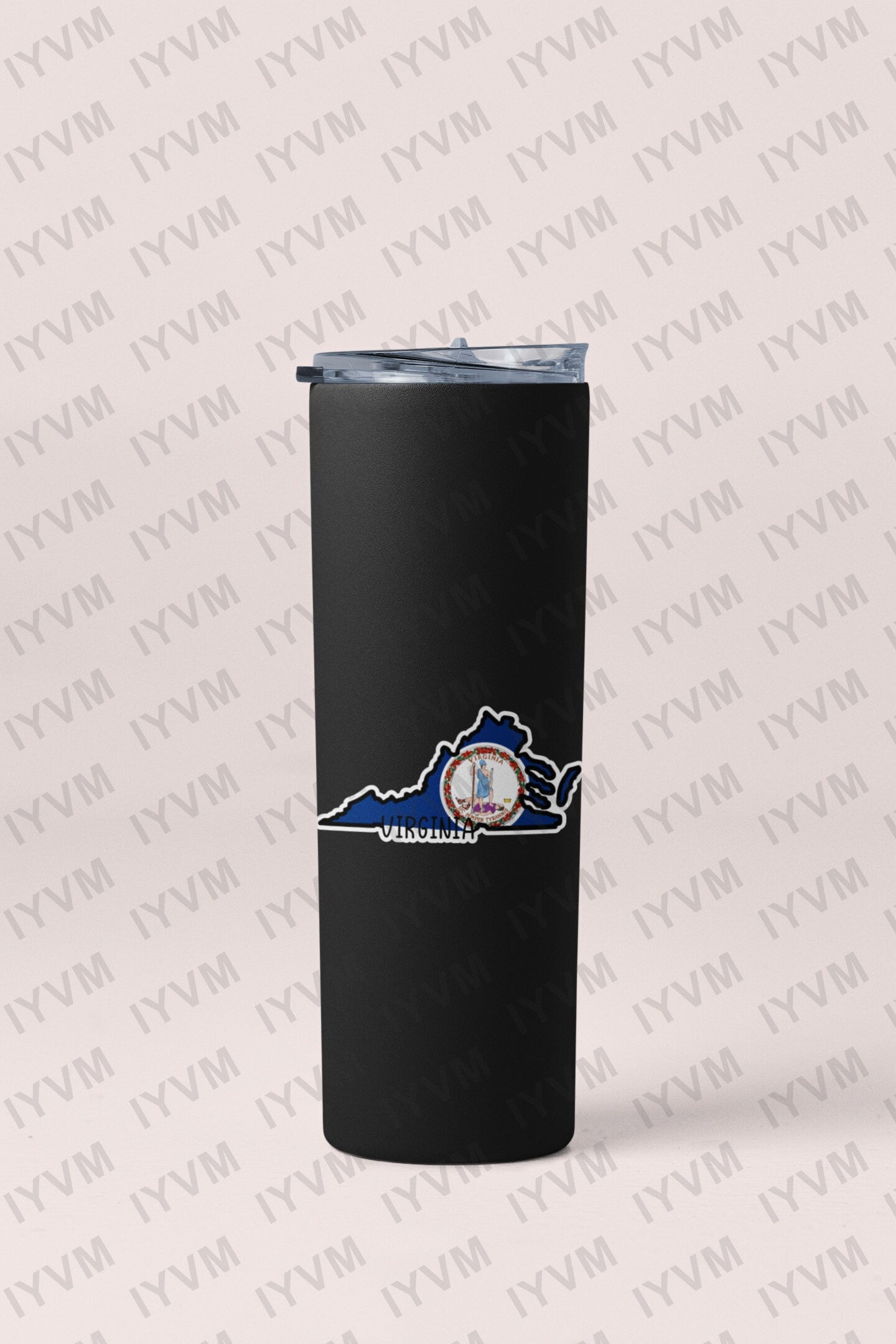 State of Virginia Map Flag Sticker Decal  USA Virginia State  Richmond  The Old Dominion State  Mother of Presidents  Mother of States /