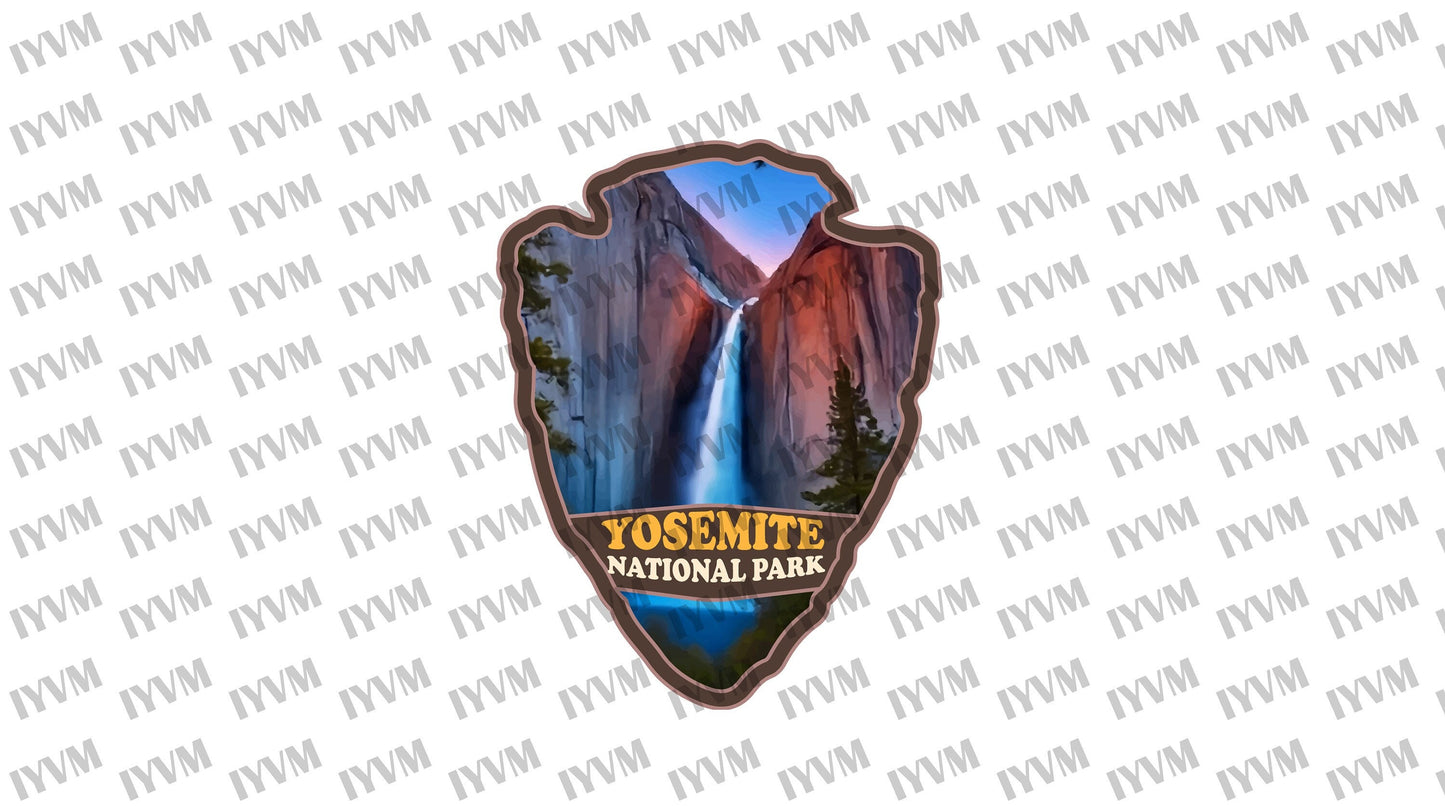 Yosemite National Park Sticker Decal - US National Parks Series
