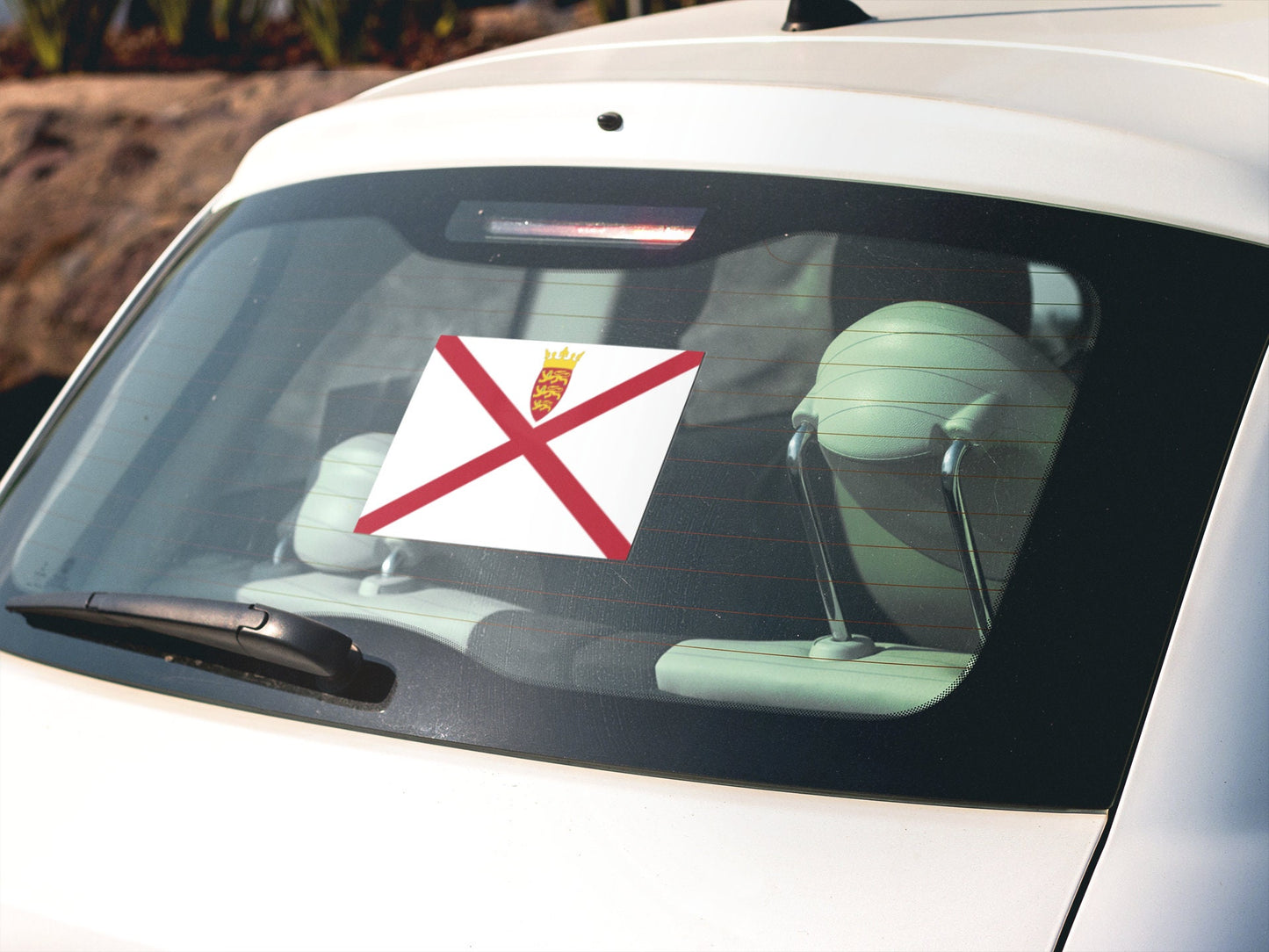 Jersey Flag Sticker Decal