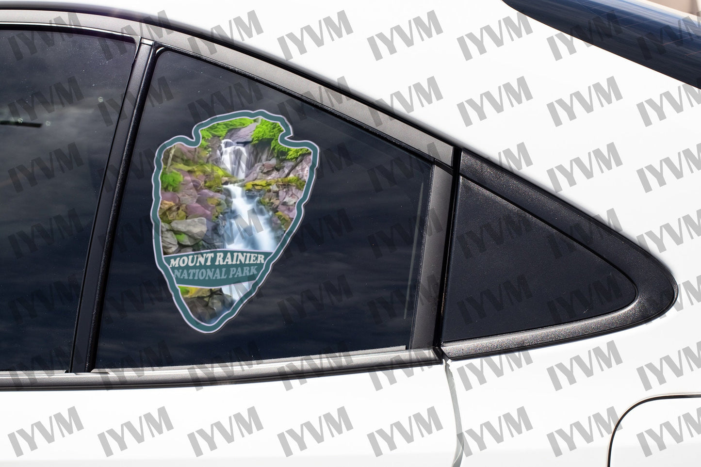 Mount Rainier National Park Sticker Decal - US National Parks Series