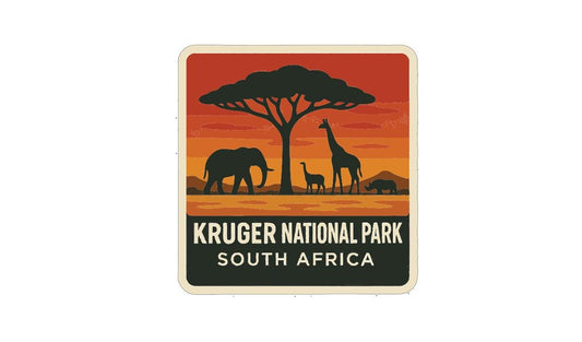 Kruger National Park South Africa Iron On Heat Transfer Vinyl HTV Symbolic