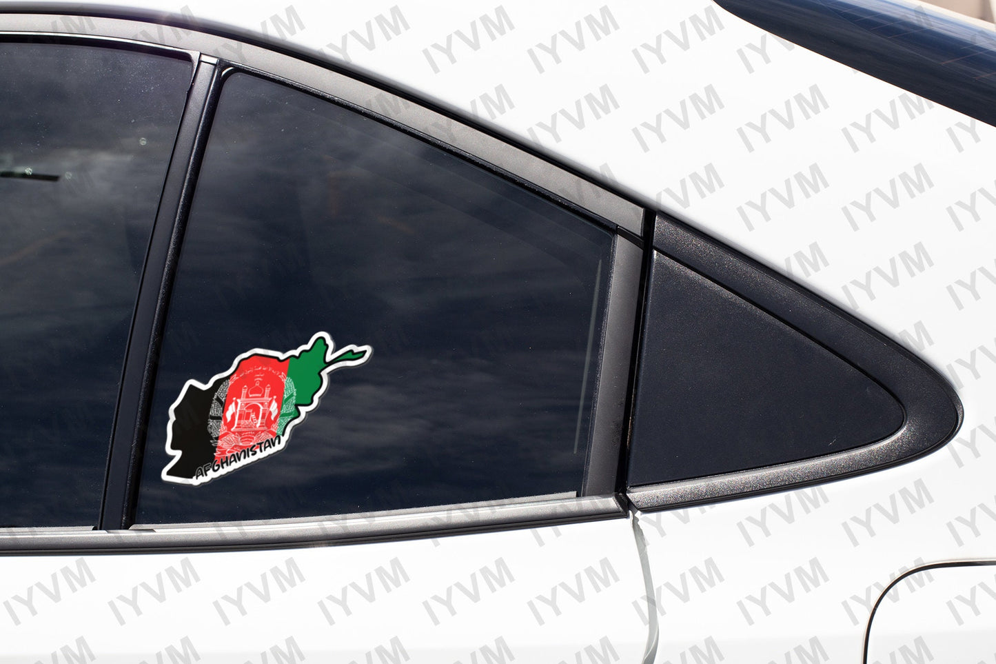 Afghanistan Map Flag Sticker Decal / Kabul / Heart of Asia