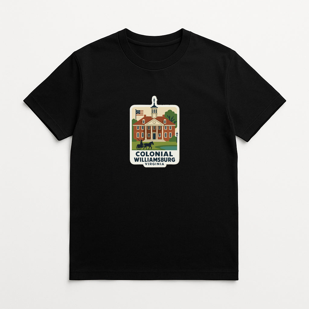 Colonial Williamsburg Virginia Iron On Heat Transfer Vinyl HTV Die-Cut Symbolic