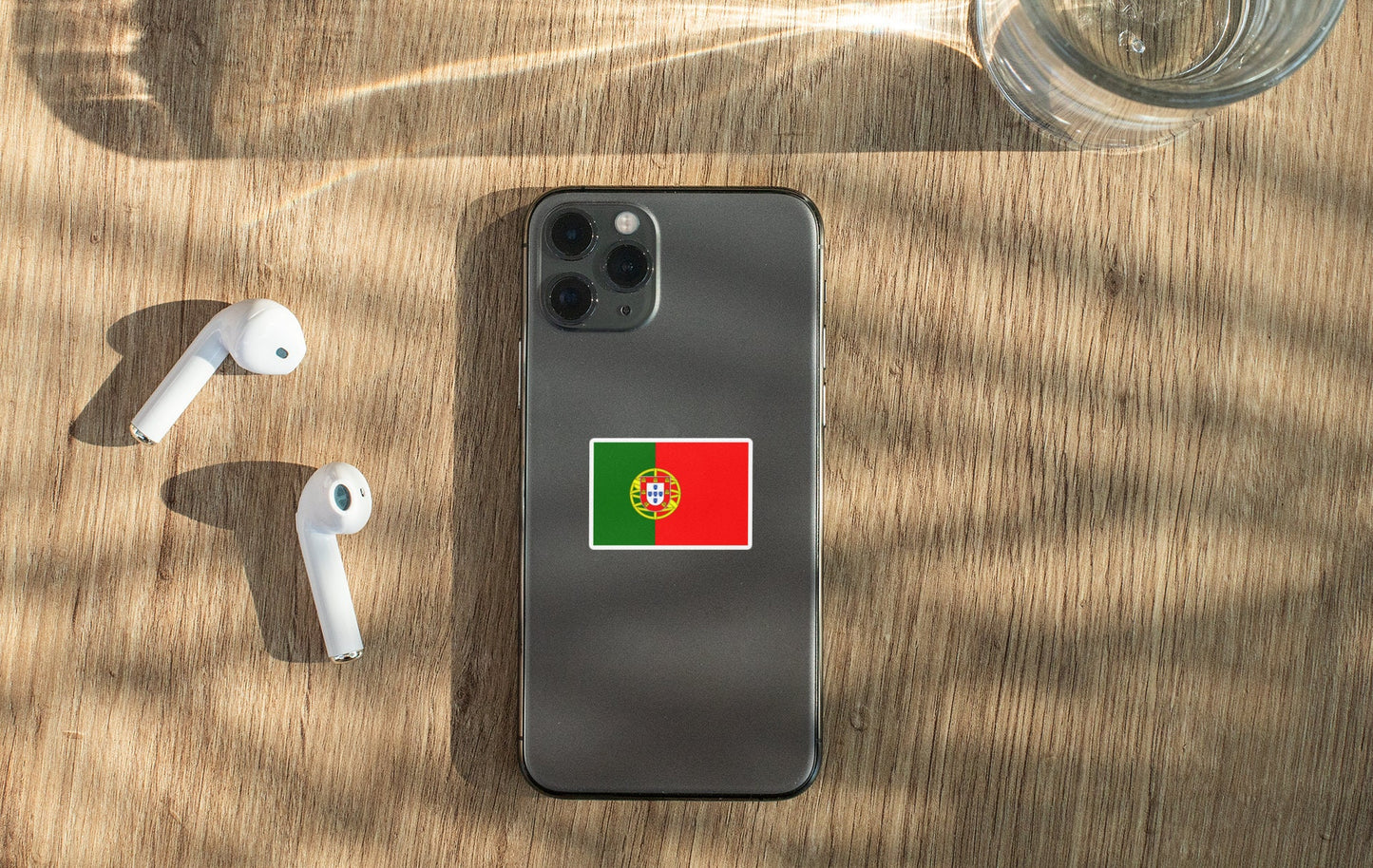 Portugal Flag Sticker Decal / Portuguese Republic / Esta é a ditosa Pátria minha amada / Lisbon / Portuguese