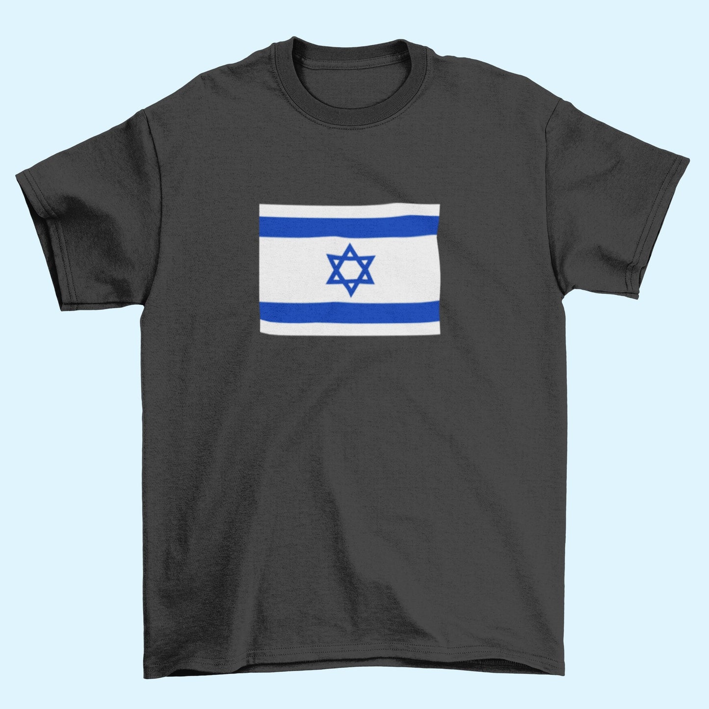 Israel Flag Iron On Heat Transfer Vinyl HTV / State of Israel / Jerusalem / Hebrew /