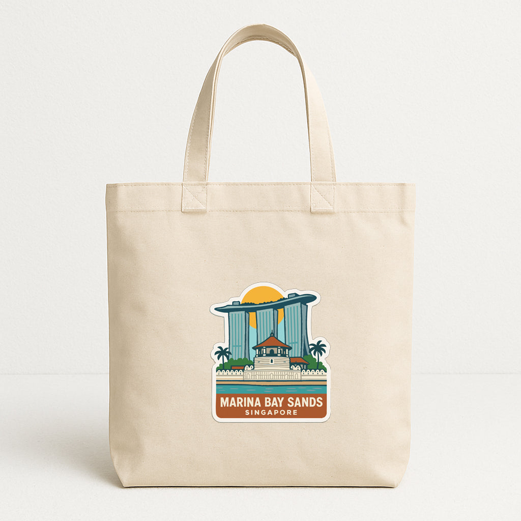 Marina Bay Sands Singapore Iron On Heat Transfer Vinyl HTV Die-Cut Symbolic