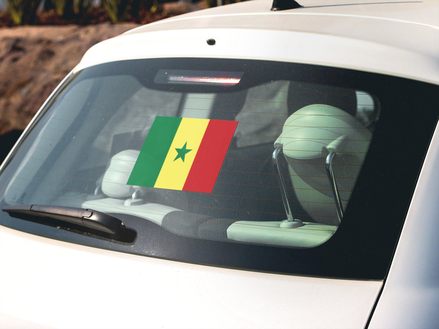 Senegal Flag Sticker Decal