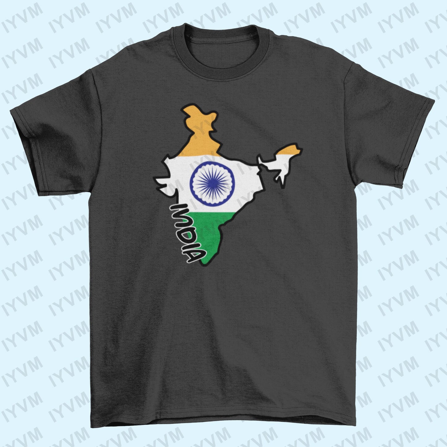 India Map Iron On Heat Transfer Vinyl HTV / Republic of India / Satyameva Jayate / New Delhi