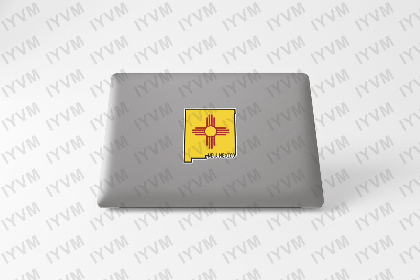 State of New Mexico Map Flag Sticker Decal  USA New Mexico State  Santa Fe  The Land of Enchantment  Land of Sunshine