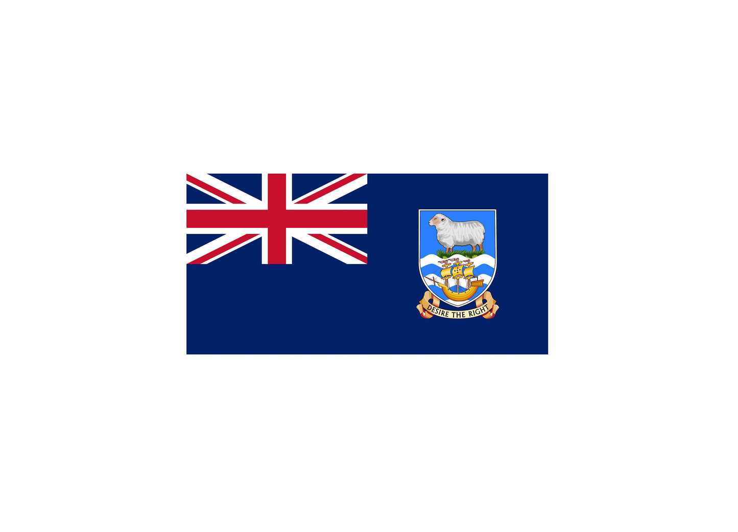 Falkland Islands Flag Sticker Decal
