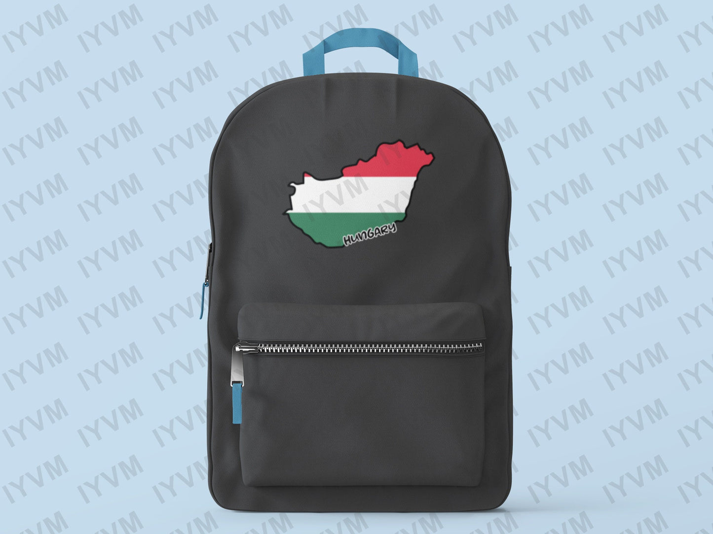 Hungary Map Iron On Heat Transfer Vinyl HTV / Magyarország / Budapest / Hungarian