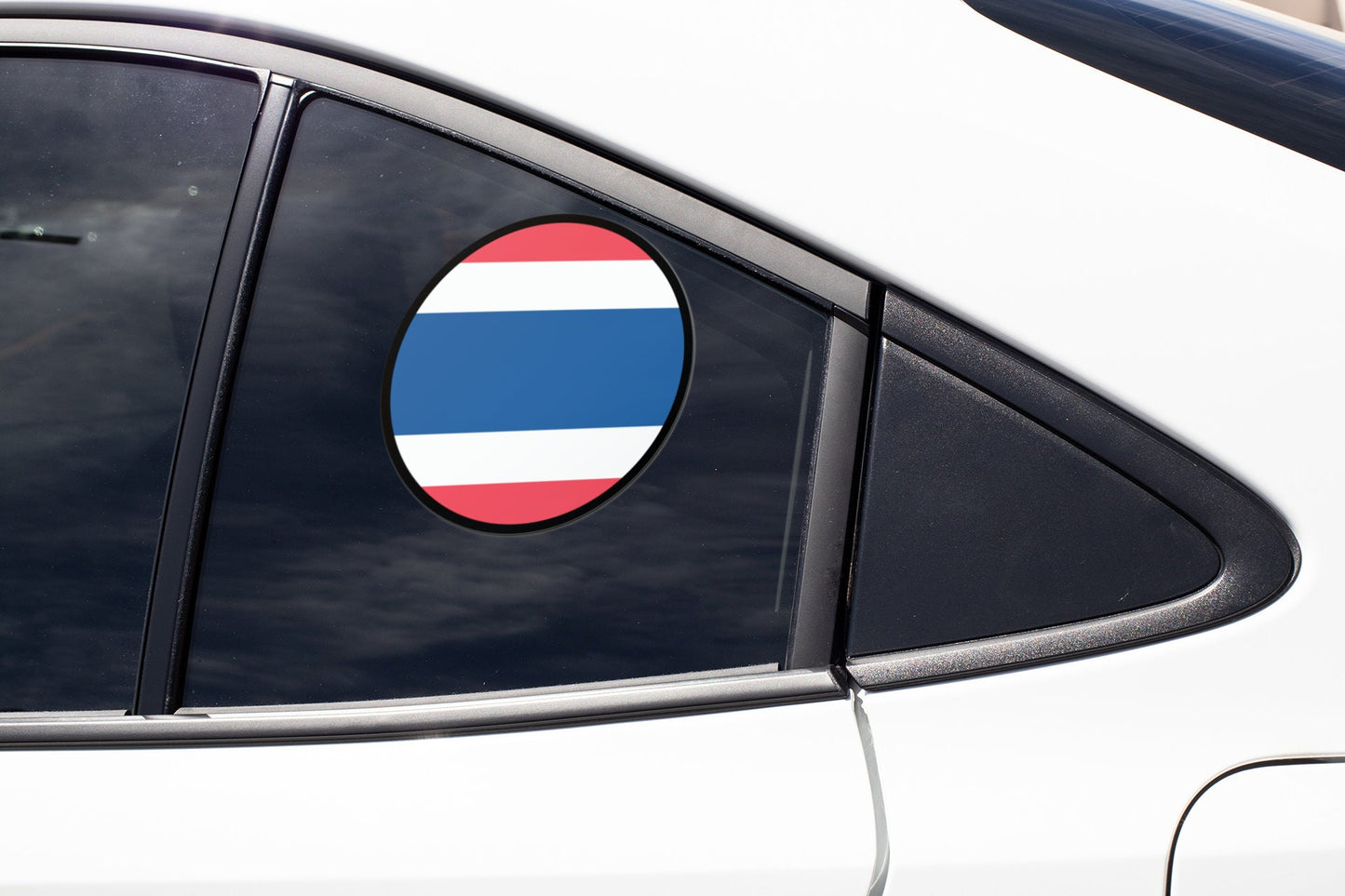 Thailand Flag Circle Sticker Decal
