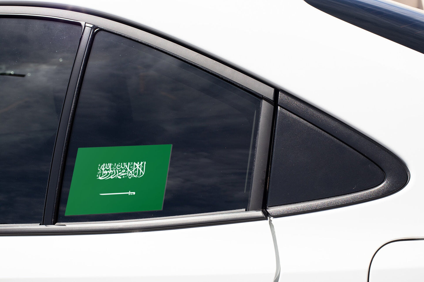 Saudi Arabia Flag Sticker Decal / Kingdom of Saudi Arabia / Riyadh / Saudi Arabian