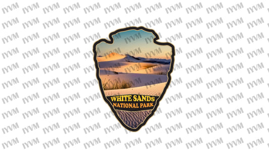 White Sands National Park Sticker Decal - US National Parks Series