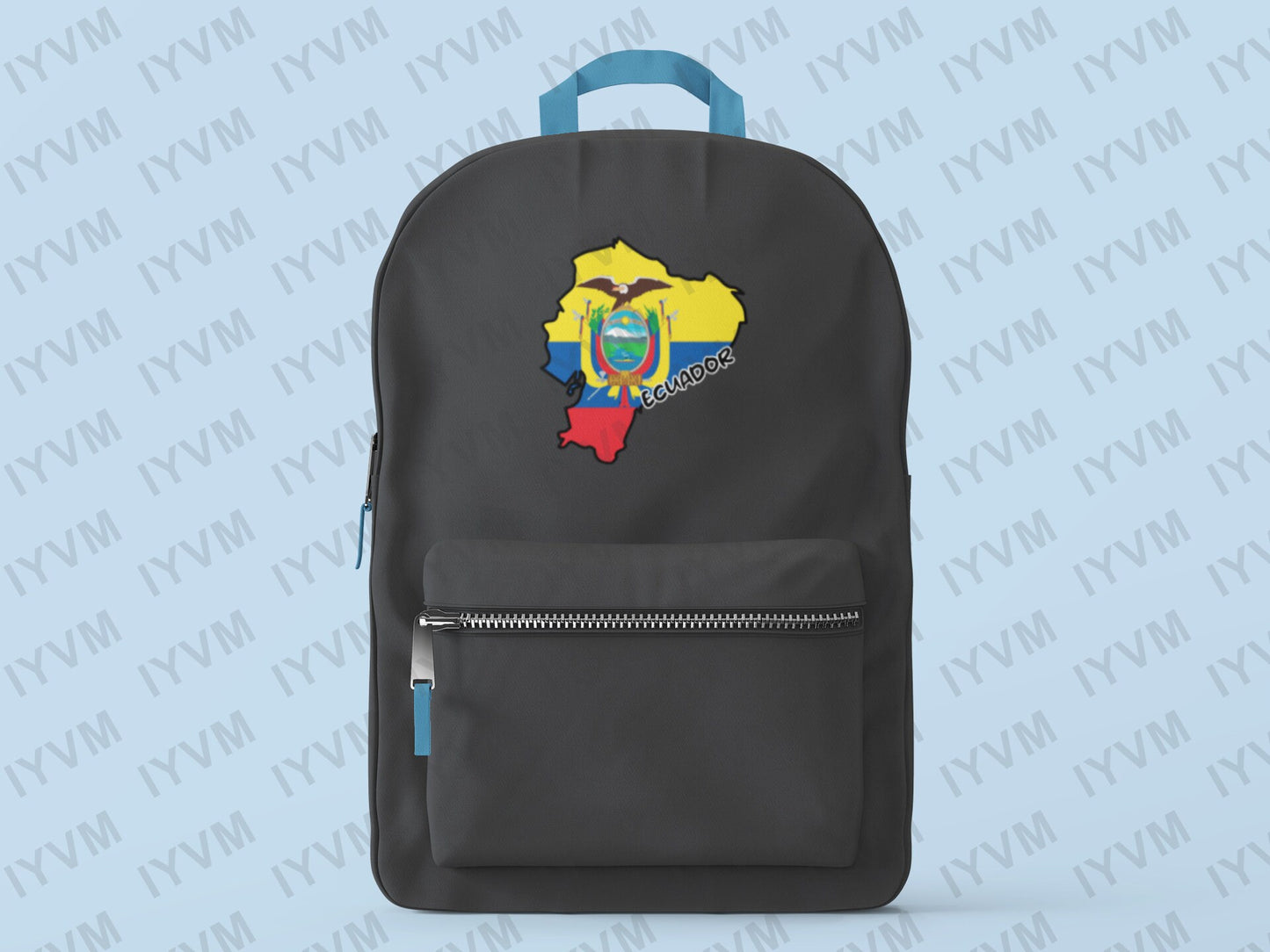 Ecuador Map Iron On Heat Transfer Vinyl HTV / Republic of Ecuador / Dios, patria y libertad / Quito / Ecuadorian