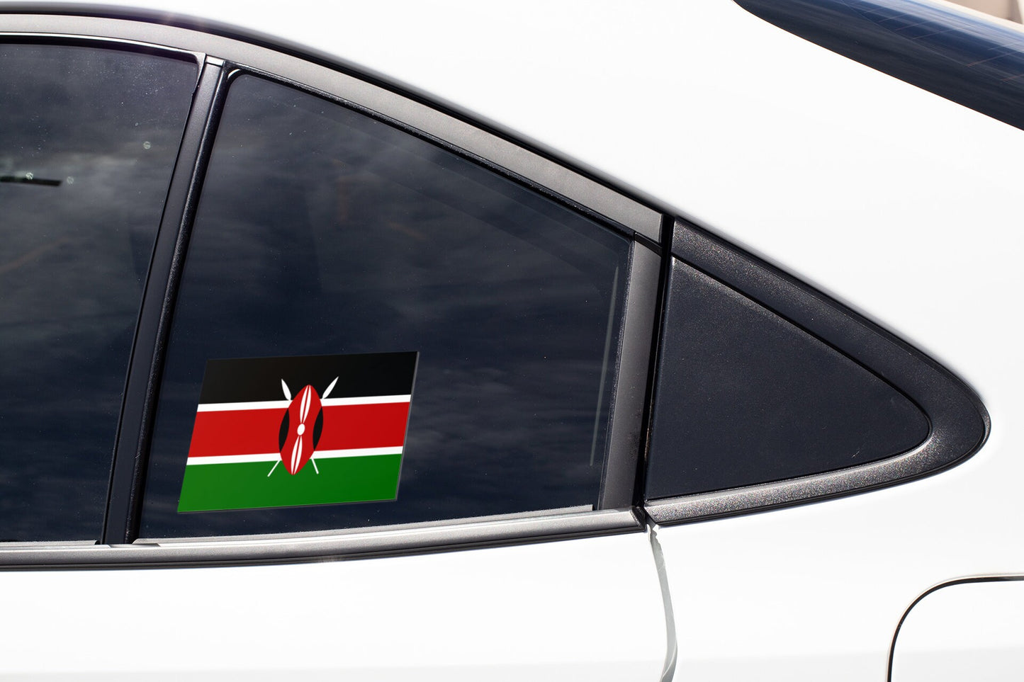Kenya Flag Sticker Decal / Republic of Kenya / Harambee / Nairobi / Kenyan