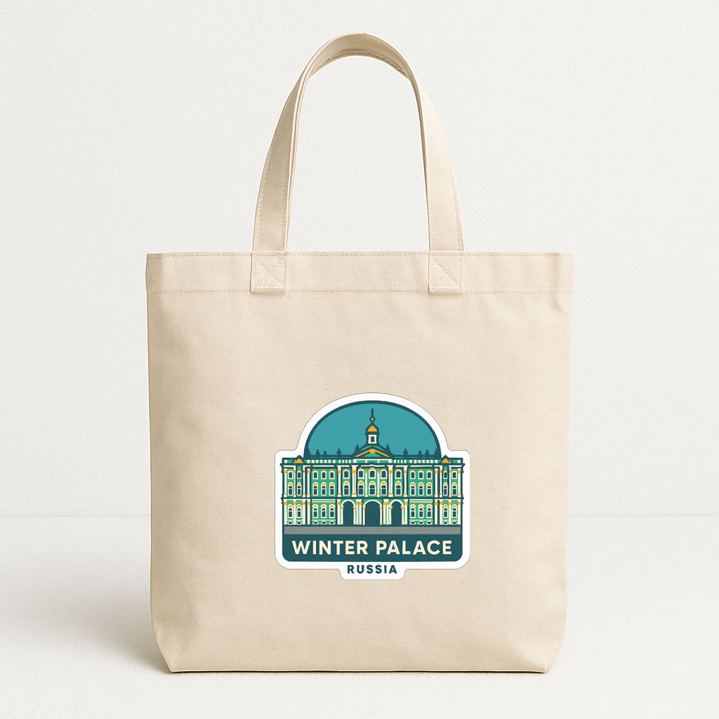 Winter Palace Russia Iron On Heat Transfer Vinyl HTV Die-Cut Symbolic Landmark