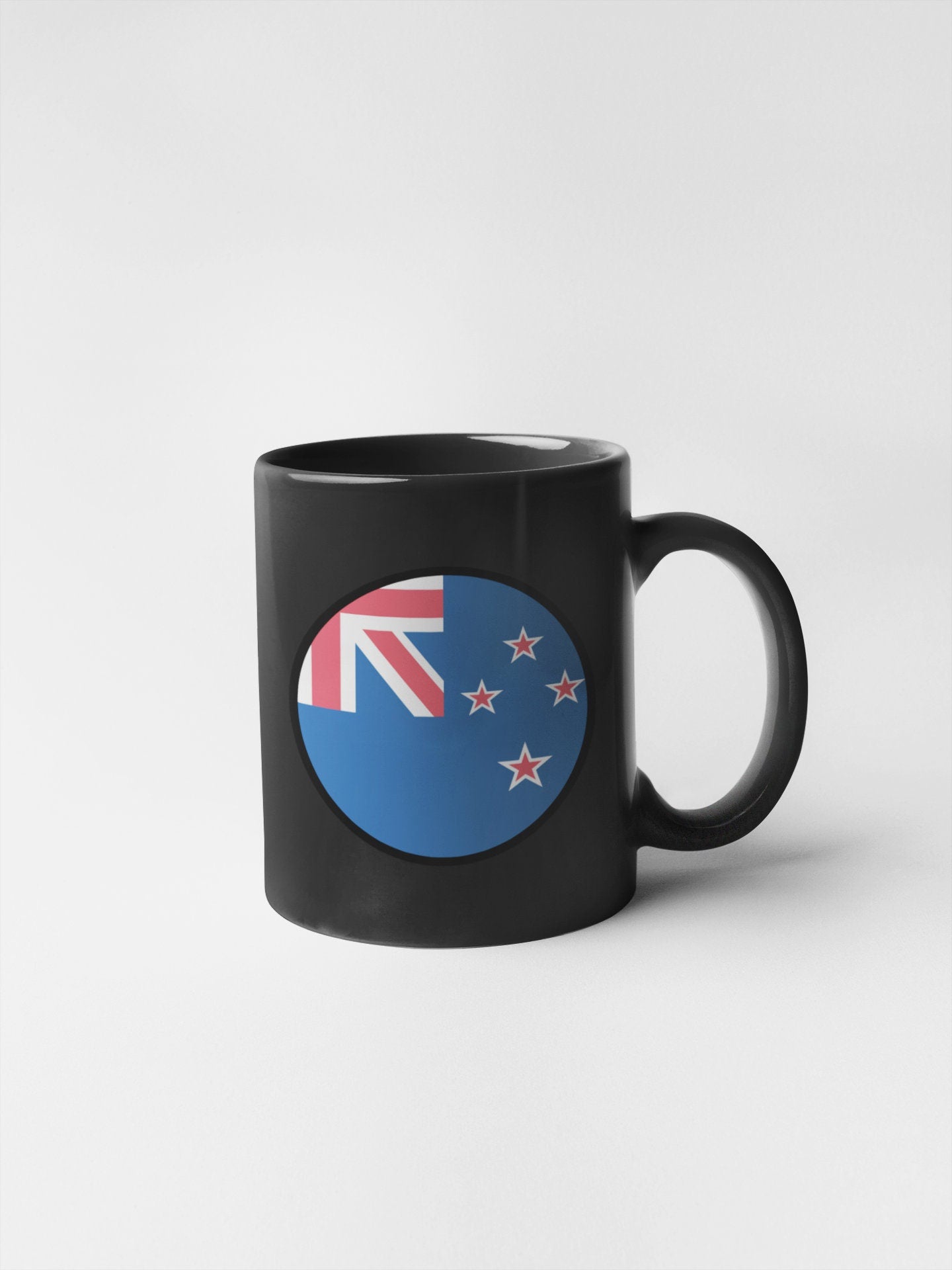 New Zealand Flag Circle Sticker Decal