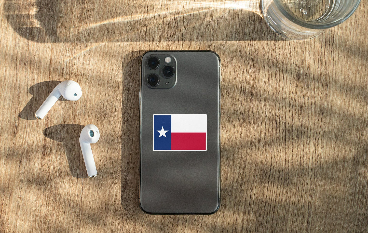 Texas Flag Vinyl Sticker Decal - Lone Star State, Austin