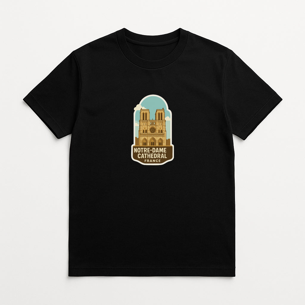 Notre Dame Cathedral France Iron On Heat Transfer Vinyl HTV Die-Cut Symbolic