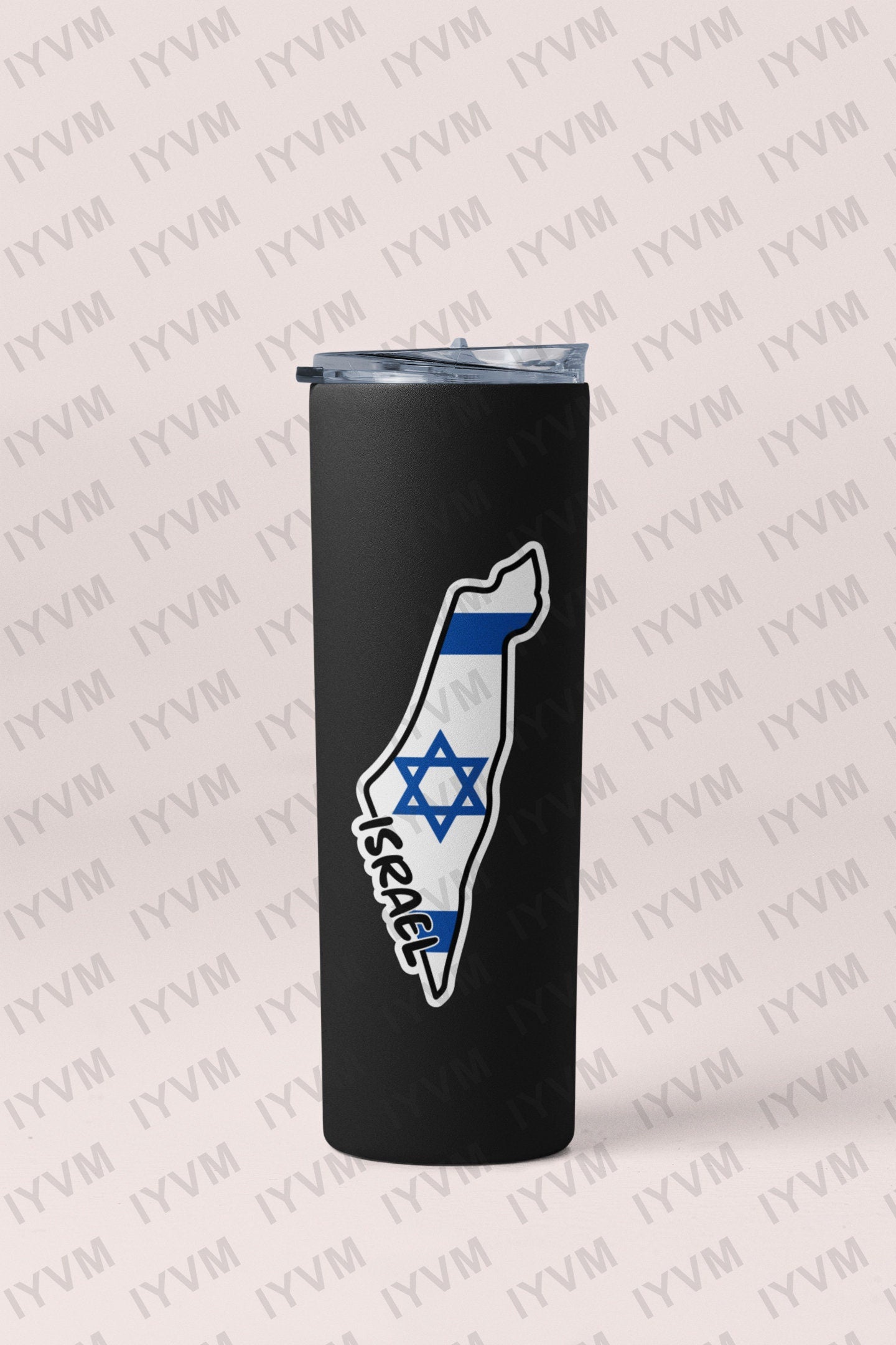 Israel Map Flag Sticker Decal / State of Israel / Jerusalem / Hebrew /