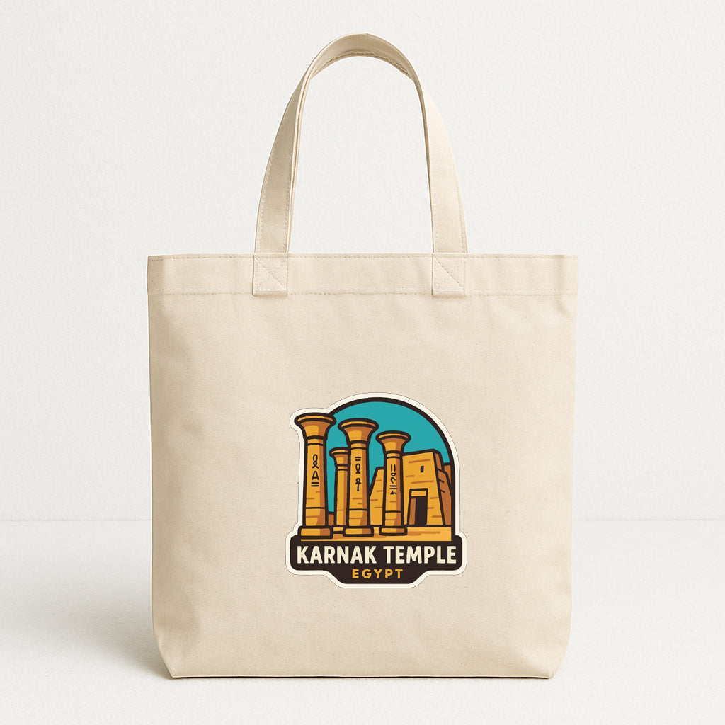 Karnak Temple Egypt Iron On Heat Transfer Vinyl HTV Die-Cut Symbolic Landmark