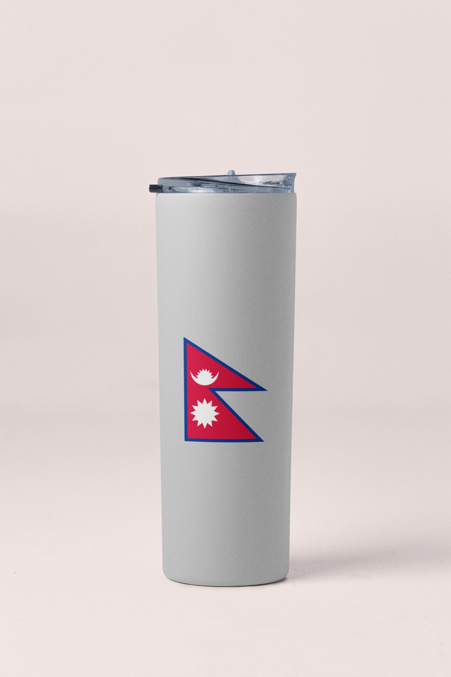 Nepal Flag Sticker Decal / Federal Democratic Republic of Nepal / "Janani Janmabhumishcha Swargadapi Gariyasi / Kathmandu / Nepali