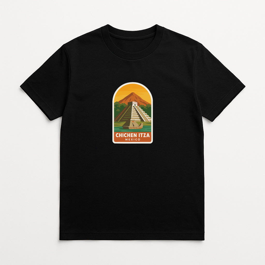 Chichen Itza Mexico Iron On Heat Transfer Vinyl HTV Die-Cut Symbolic Landmark