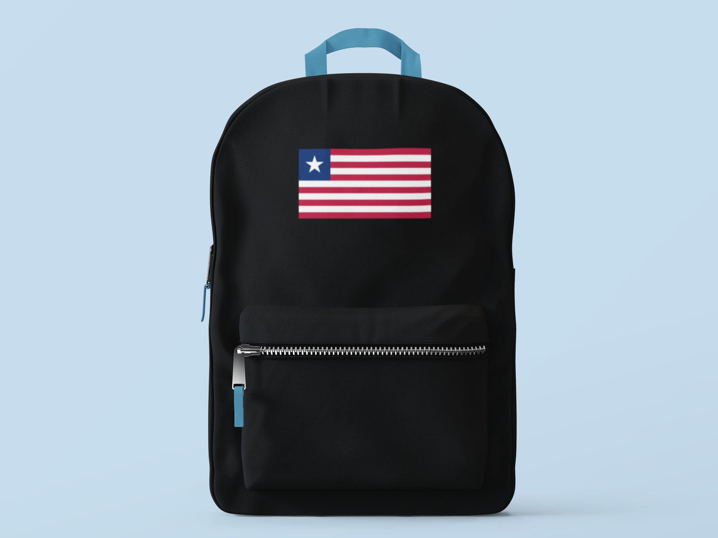 Liberia Flag Iron On Heat Transfer Vinyl HTV / Republic of Liberia / Monrovia / Liberian
