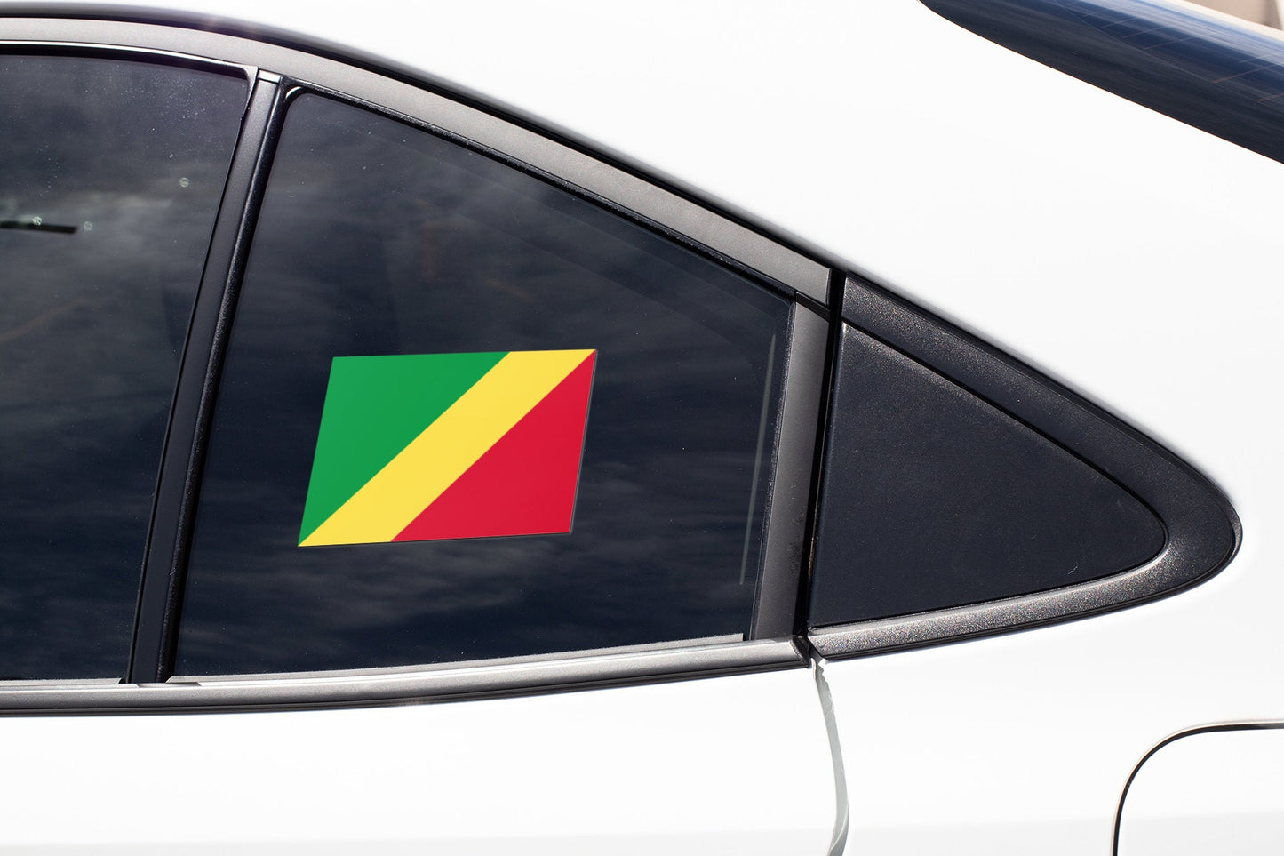 The Republic of Congo Flag Sticker Decal