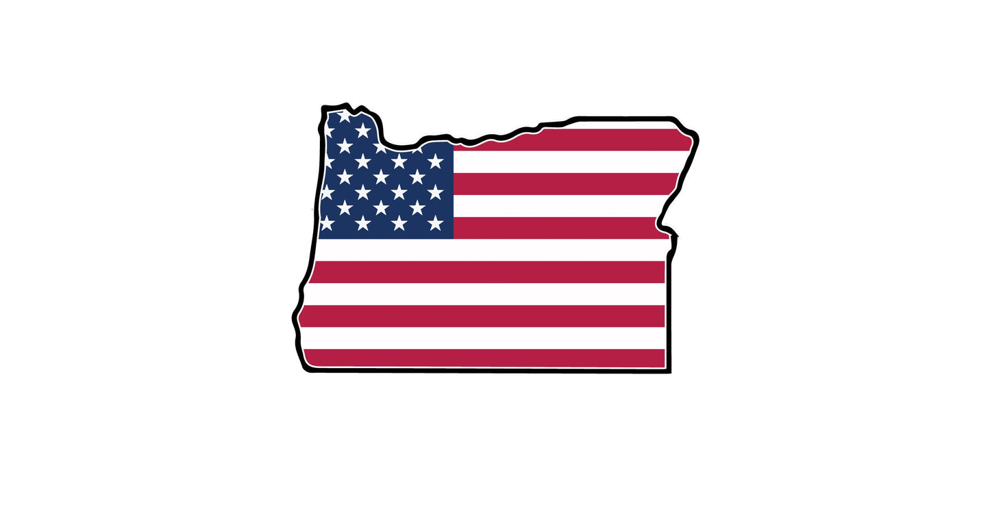 a map of the state of indiana with the american flag