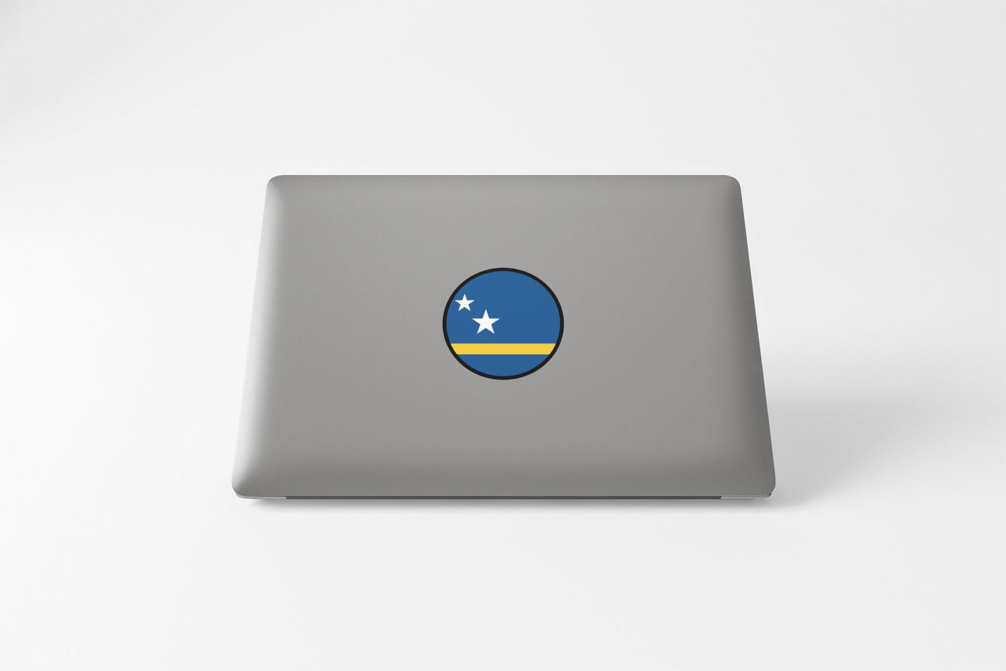 Curacao Flag Circle Sticker Decal