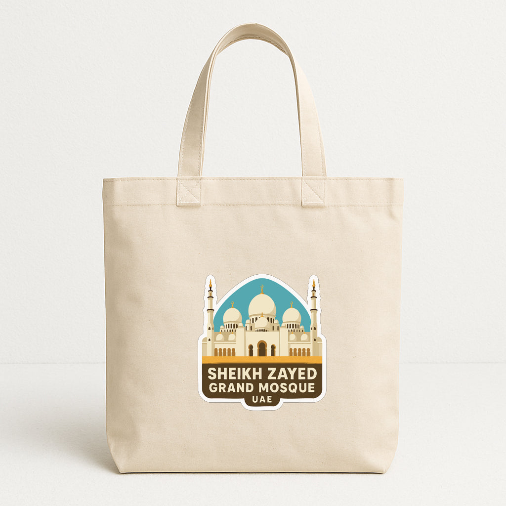 Sheikh Zayed Grand Mosque UAE Iron On Heat Transfer Vinyl HTV Die-Cut Symbolic