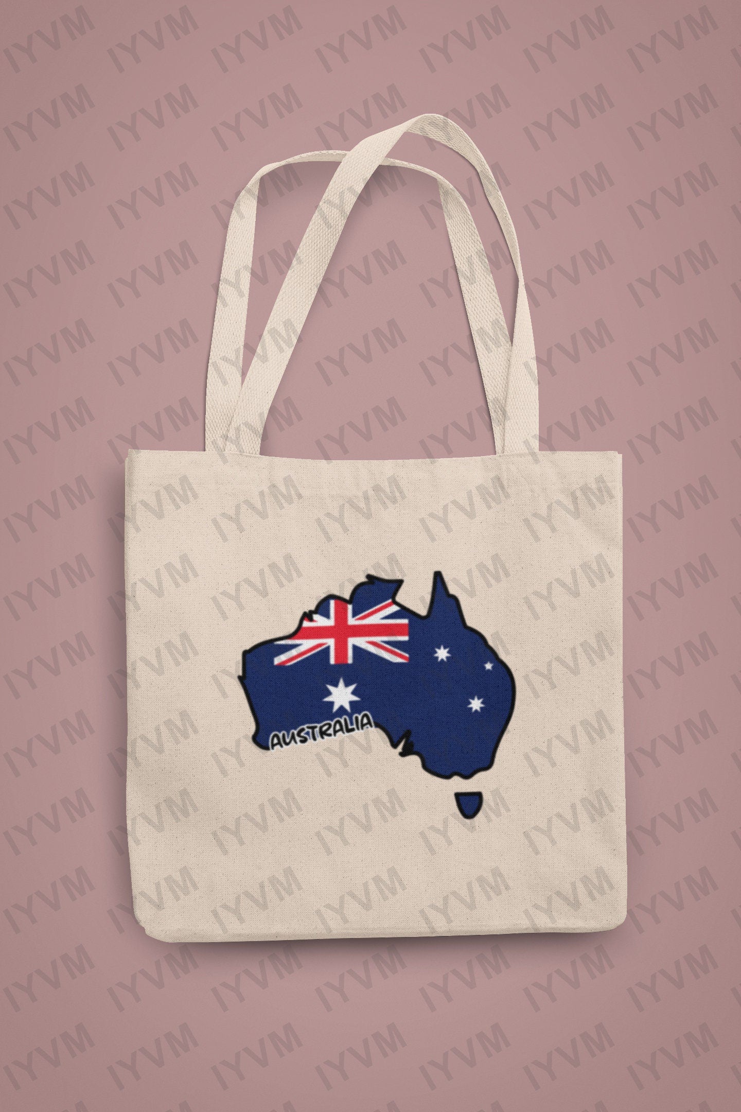 Australia Map Iron On Heat Transfer Vinyl HTV / Canberra / Australian