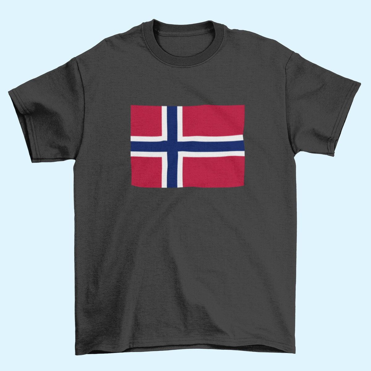 Norway Flag Iron On Heat Transfer Vinyl HTV / Norwegian / Kingdom of Norway / Oslo