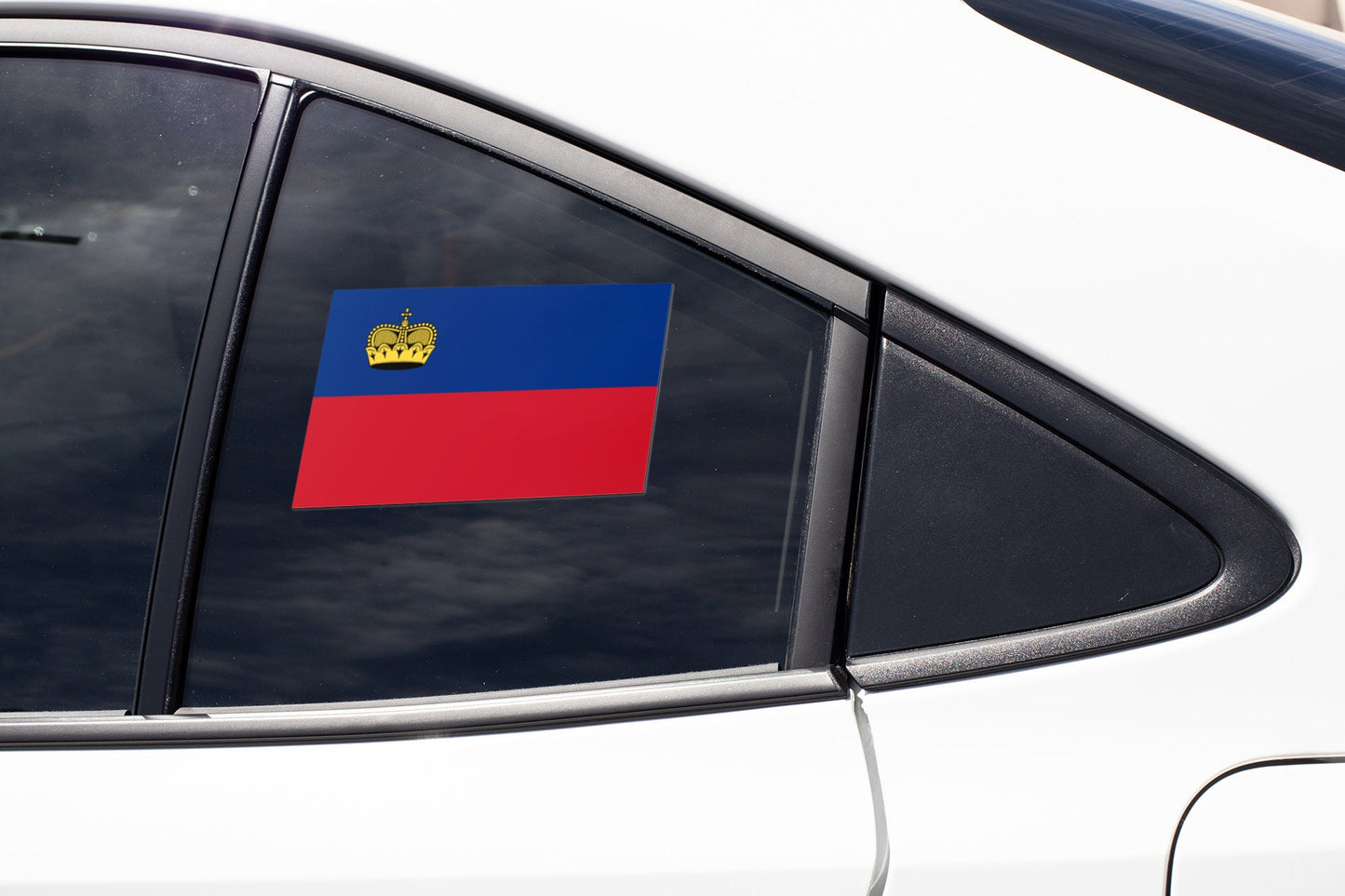 Liechtenstein Flag Sticker Decal