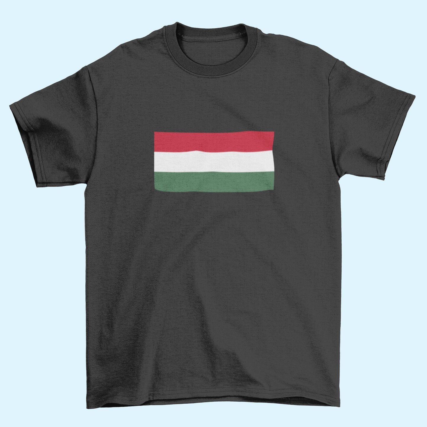 Hungary Flag Iron On Heat Transfer Vinyl HTV / Magyarország / Budapest / Hungarian