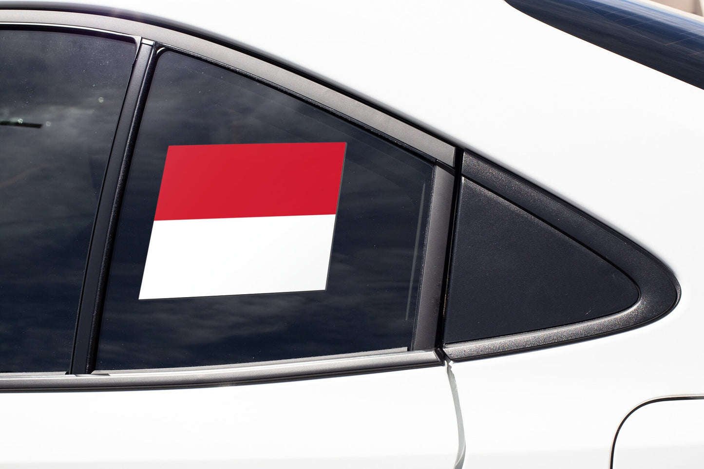 Monaco Flag Sticker Decal