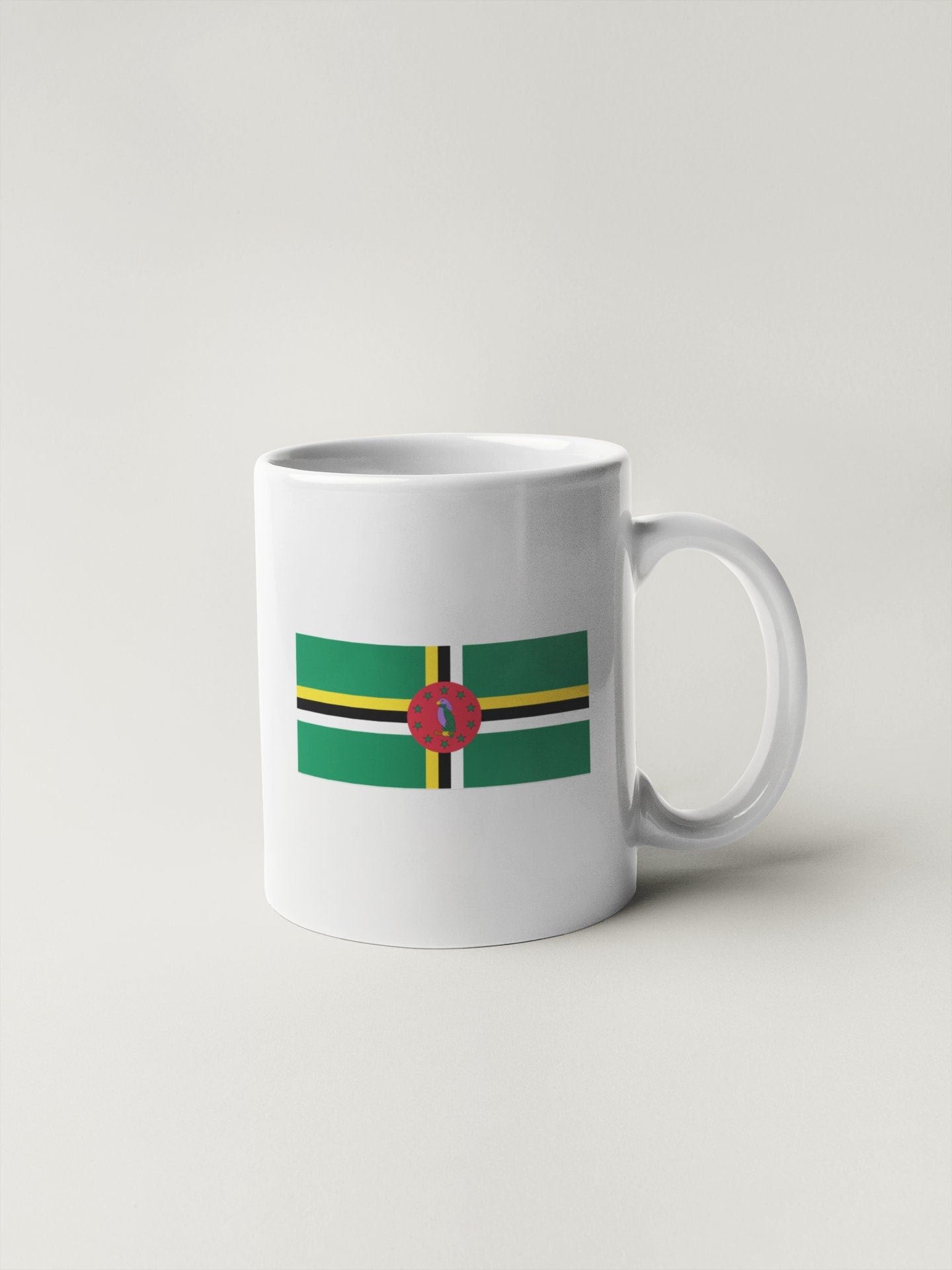 Dominica Flag Sticker Decal / Commonwealth of Dominica / Apres Bondie, C'est La Ter / Roseau