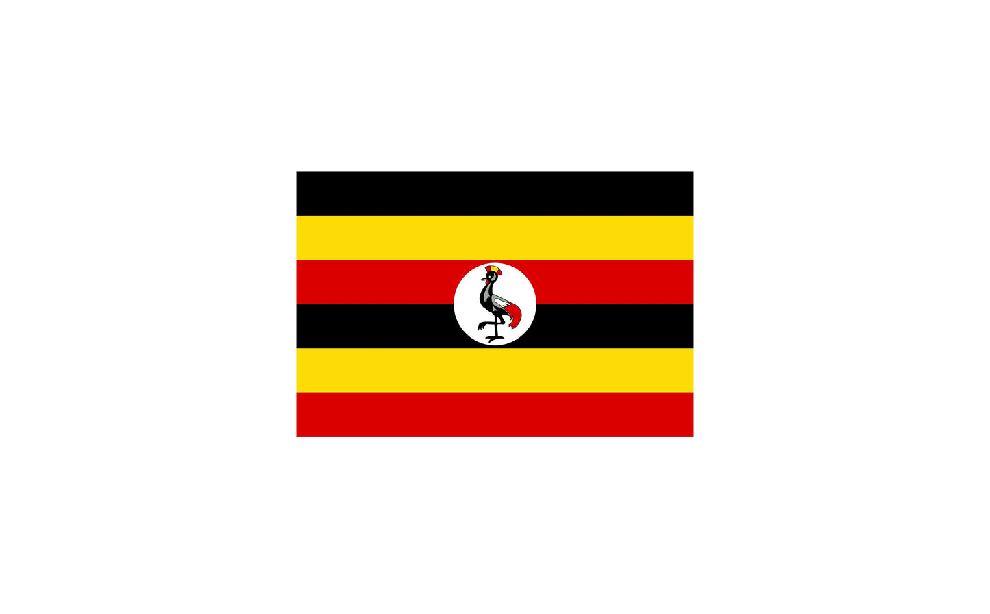 Uganda Flag Sticker Decal
