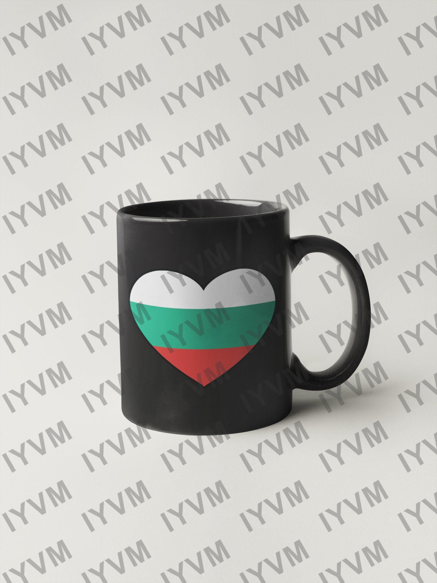 Bulgaria Flag Heart Sticker Decal / Sofia / Republic of Bulgaria / Съединението прави силата / Bulgarian