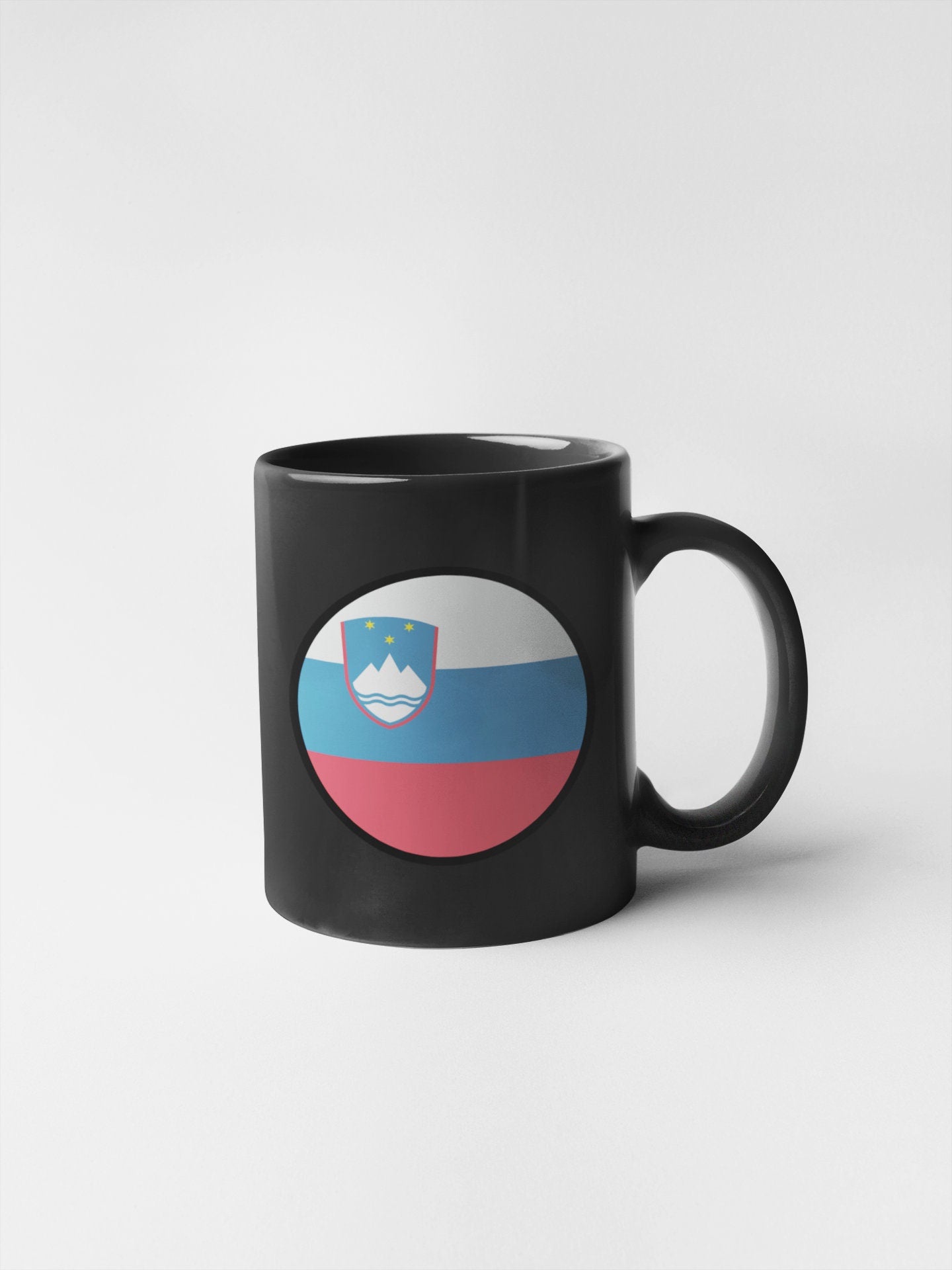 Slovenia Flag Circle Sticker Decal