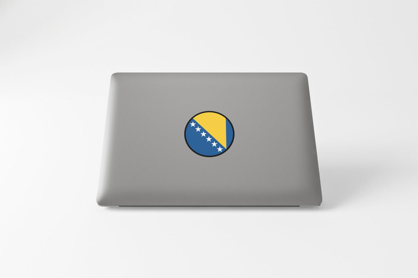 Bosnia and Herzegovina Flag Circle Sticker Decal
