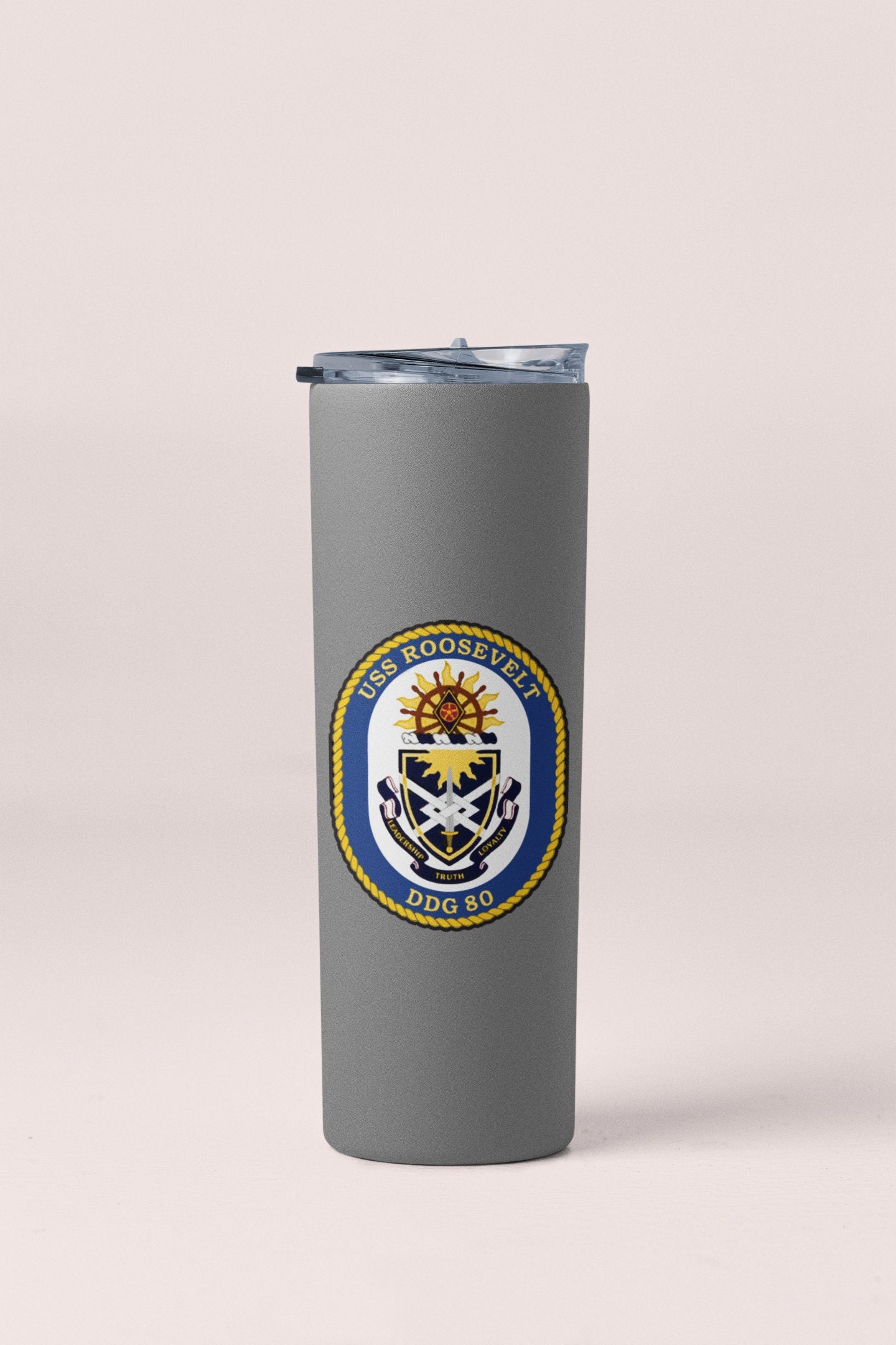 USS Roosevelt DDG-80 Badge Sticker Decal Arleigh Burke Class Destroyer Car Sticker Bumper Sticker for Car Emblem