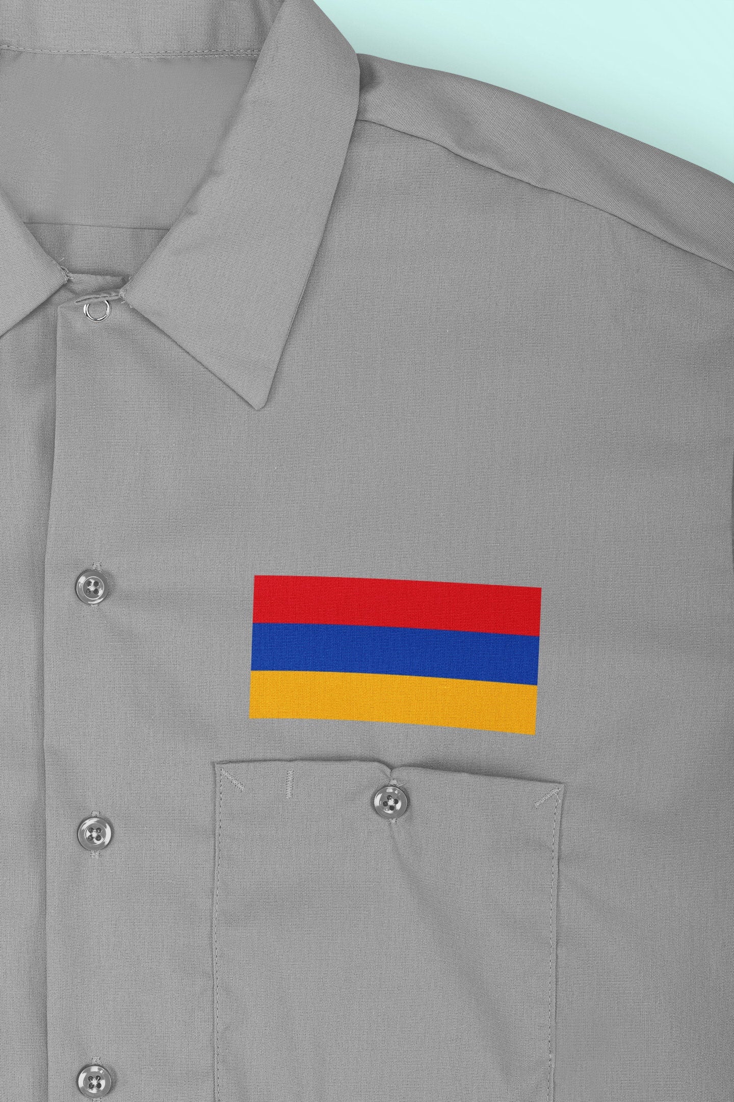 Armenia Flag Iron On Heat Transfer Vinyl HTV / Yerevan / Մեկ Ազգ, Մեկ Մշակույթ Mek Azg, Mek Mshakuyt / Armenian