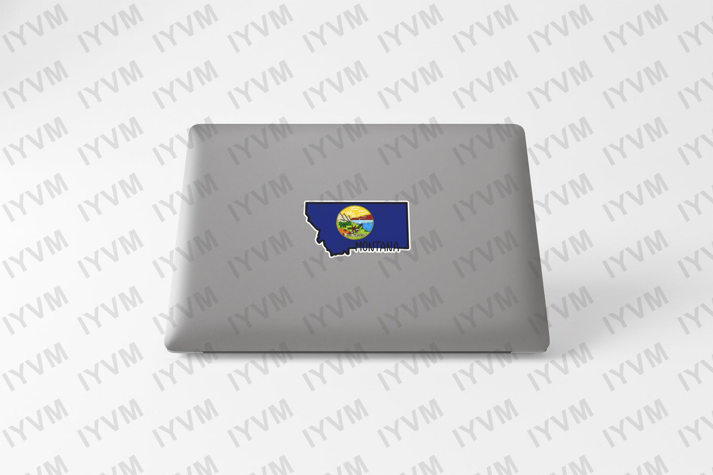 State of Montana Map Flag Sticker Decal  USA Montana State  Helena  The Treasure State  Big Sky Country  The Last Best Place